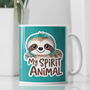 Meine Spirit Animal Sloth-Tasse Kaffeetasse