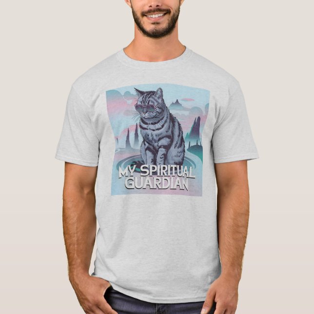 Meine spirituelle Wächterkatze T-Shirt (Vorderseite)