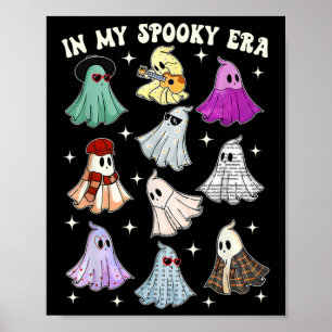 Meine Spooky Era Groovy Ghost Halloween Funny Poster