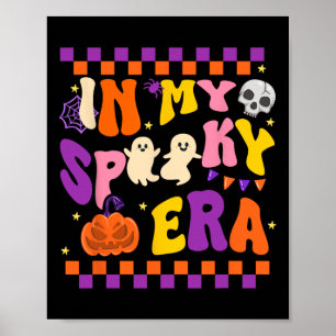 Meine Spooky Era Niedlich Ghost Funny Halloween Poster