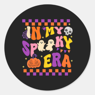 Meine Spooky Era Niedlich Ghost Funny Halloween Runder Aufkleber