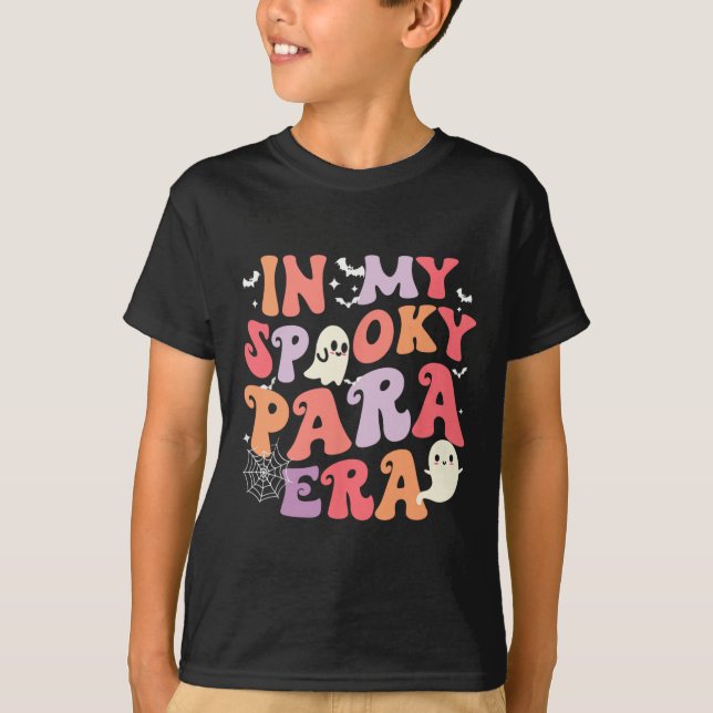 Meine Spooky Para Era Halloween Retro Groovy Ghost T-Shirt (Vorderseite)