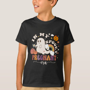 Meine Spooky schwangere Era Ghost Halloween Schwan T-Shirt