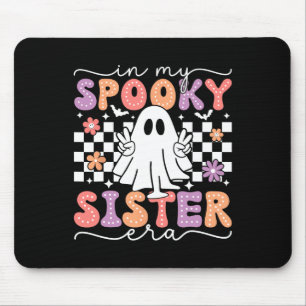 Meine Spooky Schwester Era Retro Ghost Halloween S Mousepad