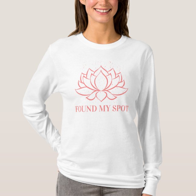 Meine Spot Lotus-Blume gefunden T-Shirt (Vorderseite)