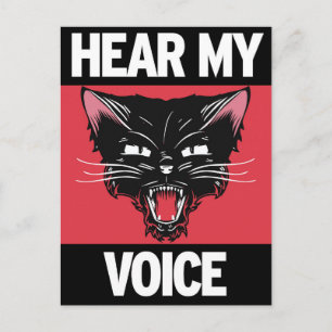 Meine Sprachpostkarte hören Postkarte