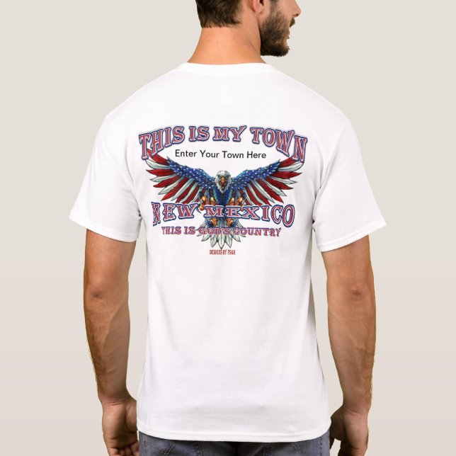 Meine Stadt New Mexico T-Shirt (Rückseite)