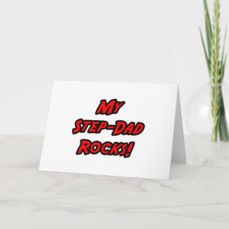 Meine Step-Vater Rocks Karte