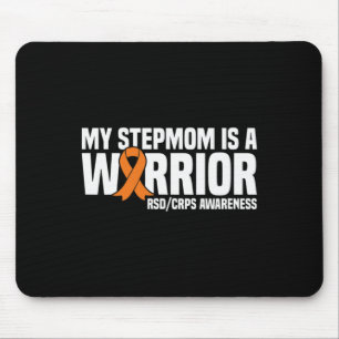 Meine Stepmutter ist ein kriegerischer Orange Ribb Mousepad