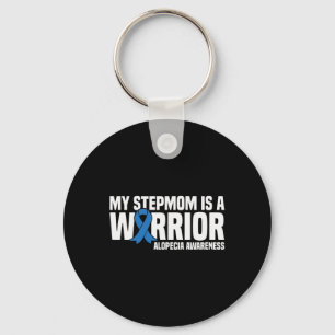 Meine Stepmutter ist ein Warrior Blue Ribbon Alope Schlüsselanhänger