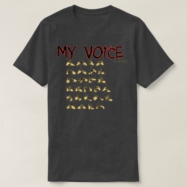 Meine Stimme in Großbritannien T-Shirt (Design vorne)