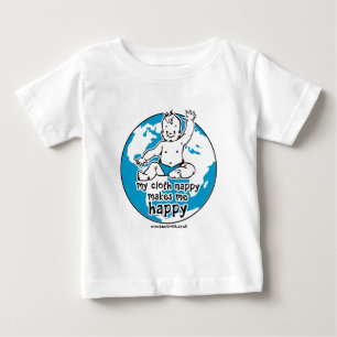 Meine Stoffwindel macht mich glücklich Baby T-shirt