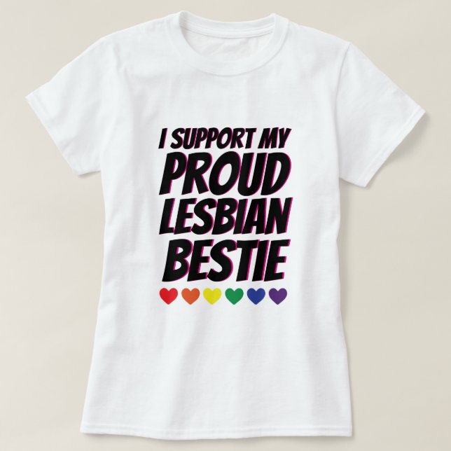 Meine stolze lesbische Bestie T-Shirt (Design vorne)