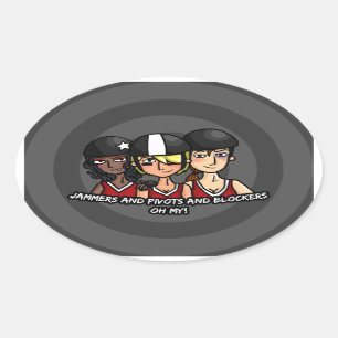 Meine Störsendergelenkblockers oh Ovaler Aufkleber