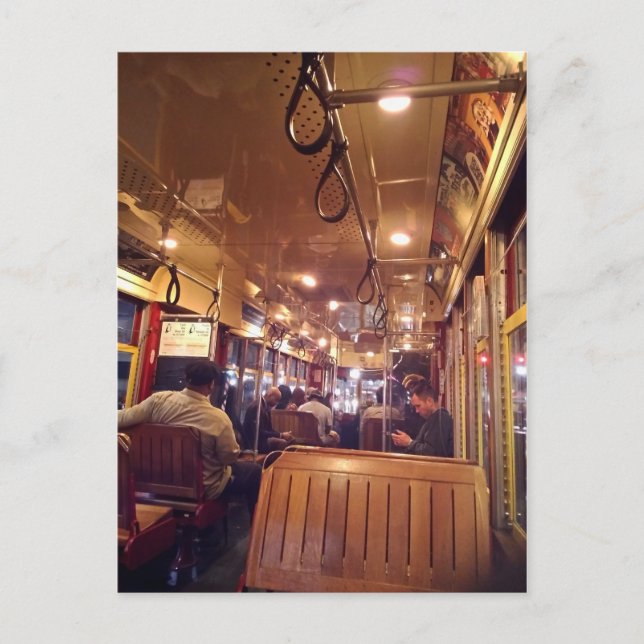 Meine Straßenbahn, New Orleans Postkarte (Vorderseite)