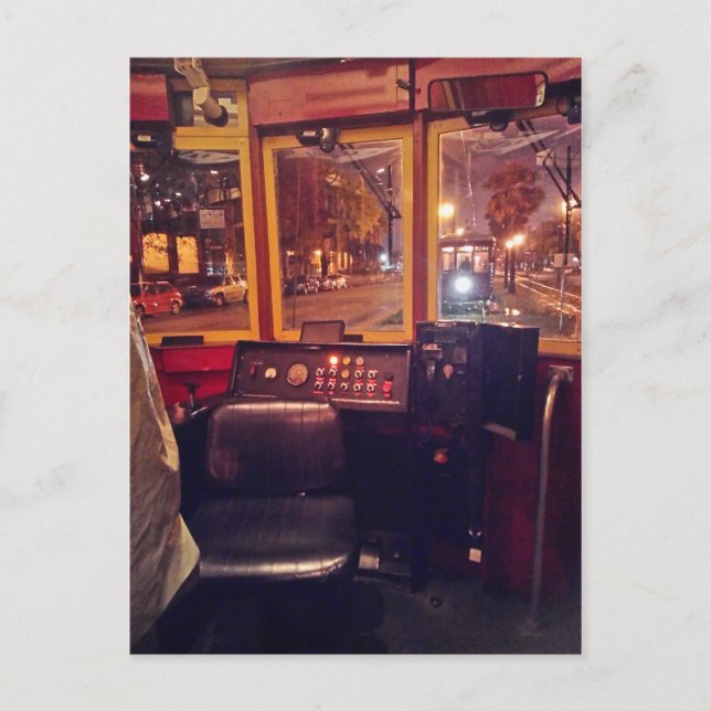 Meine Straßenbahn, New Orleans Postkarte (Vorderseite)