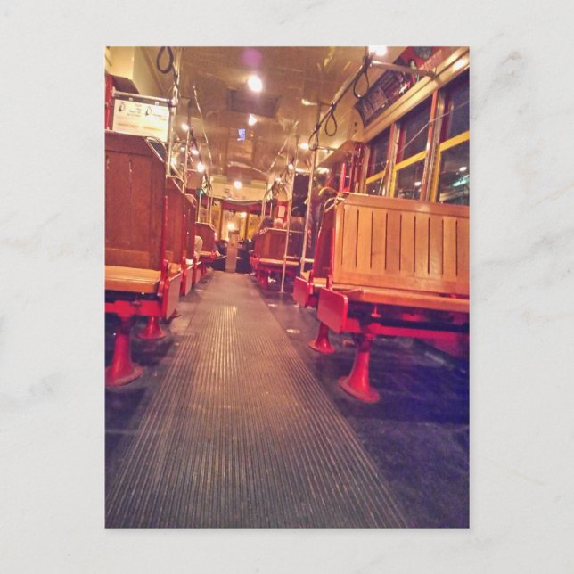 Meine Straßenbahn, New Orleans Postkarte (Vorderseite)
