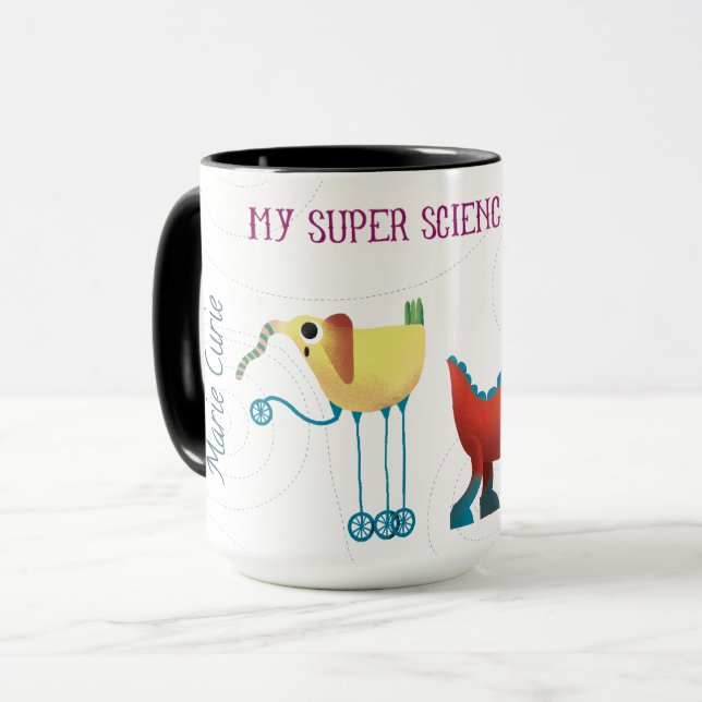 Meine Super Science Coffee Tasse - Minions! (Vorderseite Links)