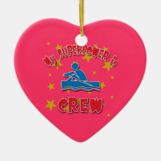 Meine Supermacht ist Crew Keramikornament