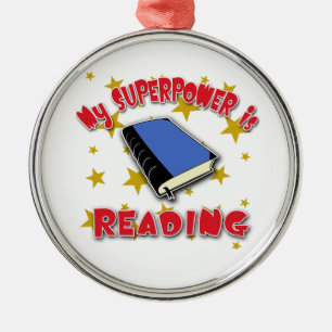 Meine Supermacht liest Ornament Aus Metall