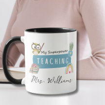 Meine Supermacht und Regenbogen lehren, roter Apfe