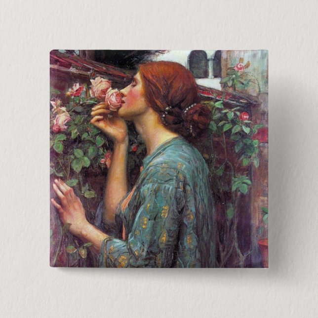 Meine_Süße_Rose Button (Vorderseite)