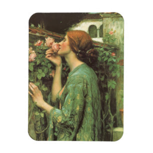 Meine süße Rose, oder Soul der Rose von Waterhouse Magnet