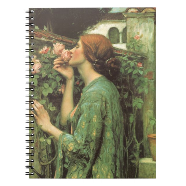 Meine süße Rose, oder Soul der Rose von Waterhouse Notizblock (Vorderseite)