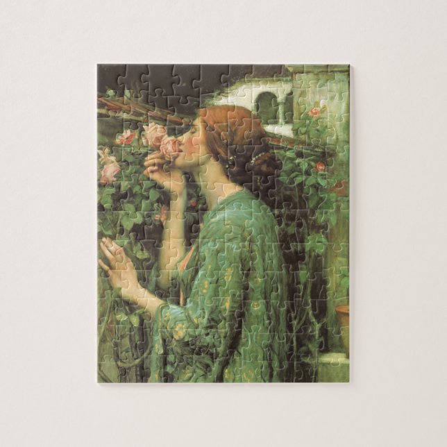 Meine süße Rose, oder Soul der Rose von Waterhouse Puzzle (Vertikal)