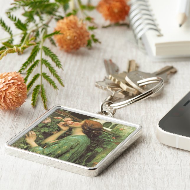 Meine süße Rose, oder Soul der Rose von Waterhouse Schlüsselanhänger (Seite)