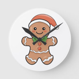 Meine süße Weihnachtszeit Runde Wanduhr