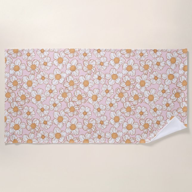 Meine süßen Blume Strandtuch (Vorderseite)