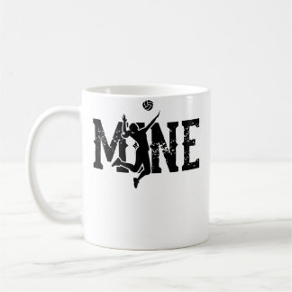 Meine süßen sportlichen Mädchen oder Wo Volleyball Kaffeetasse