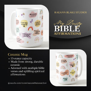 Meine täglichen Bibelbestätigungen Keramikbecher Kaffeetasse