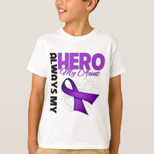 Meine Tante Always My Hero - lila Band T-Shirt