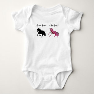 Meine Tante, dein Einhorn, Jumpsuit Baby Strampler