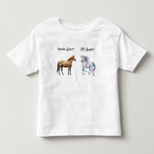Meine Tante Dein Pferd Einhorn Kunst Humor Nichte  Kleinkind T-shirt