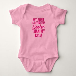 Meine Tante ist Cool als mein Vater Baby Bodysuit Strampler
