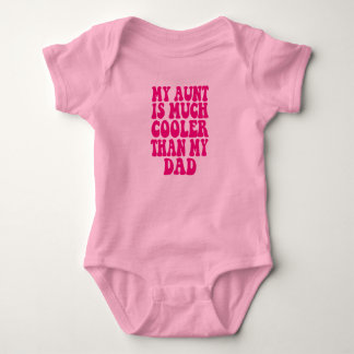 Meine Tante ist Cool als mein Vater Baby Strampler