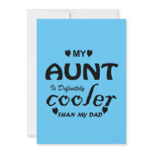 Meine Tante ist definitiv cooler als mein Vater