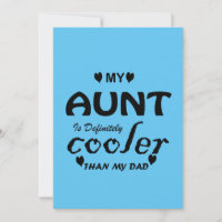 Meine Tante ist definitiv cooler als mein Vater