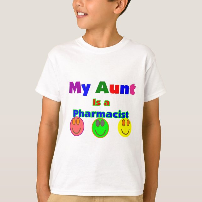 "Meine Tante ist ein Apotheker" Kindergeschenke T-Shirt (Vorderseite)
