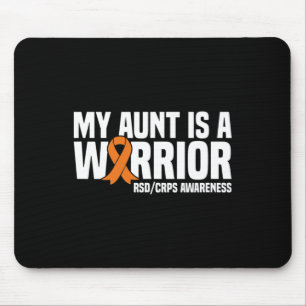 Meine Tante ist ein Krieger Orange Ribbon Rsdcrps  Mousepad