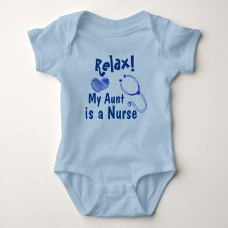 Meine Tante ist Krankenschwester-Baby-Bodysuit Baby Strampler