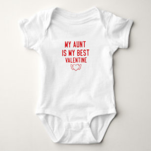 Meine Tante ist mein bester Valentinstag,Valentine Baby Strampler