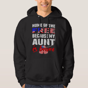 Meine Tante ist mutig Heimat der freien 2proud Arm Hoodie