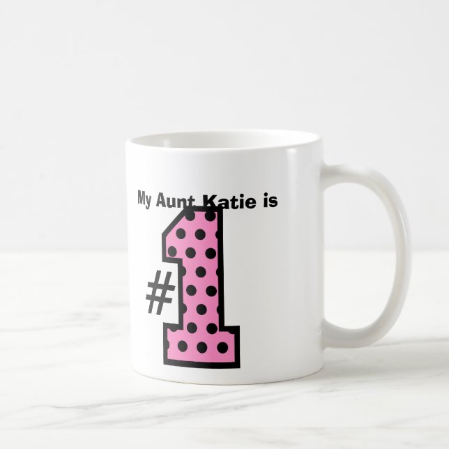 Meine TANTE ist Name-Tassen-Geschenk der Nr.-eine Kaffeetasse (Rechts)