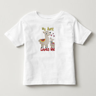 Meine Tante Liebe Llama Kleinkind T-shirt