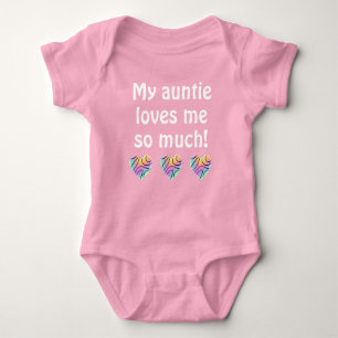 Meine Tante Liebe Me Baby Bodysuit Baby Strampler