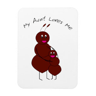 Meine Tante Liebe Me Premium Magnet